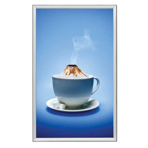 Drop-In Shadowbox, 24"x24", Cherry/Pearl